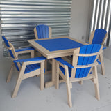 42" Bowed Edge Trestle Table