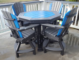 42" Octagon Pedestal Table