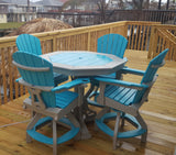 42" Octagon Pedestal Table