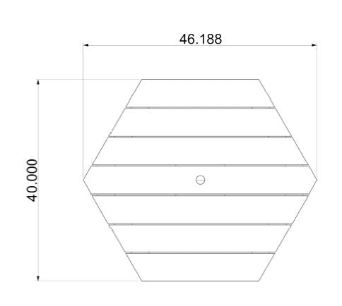 Hexagon Picnic Table – OutdoorWonders