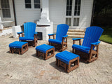 Single Gliding Footstool