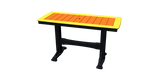 32"x72" Bowed Edge Pedestal Table