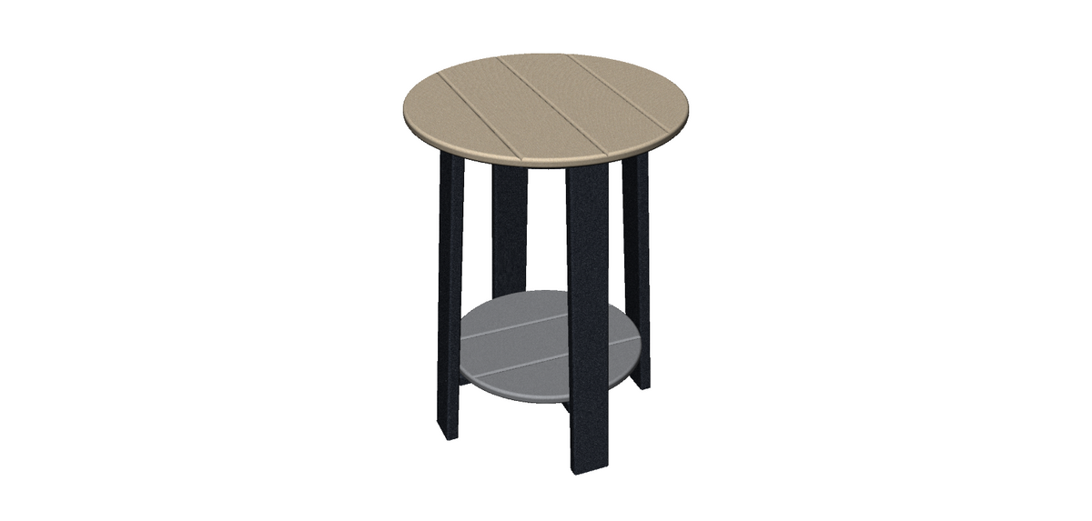 Bar Height 22" Round Side Table OutdoorWonders