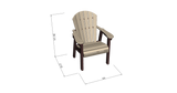 Fan Back Lawn Chair