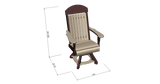 Ranch Style Swivel Dining Chair