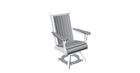 Ranch Style Swivel Dining Chair