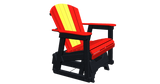 Standard Fan Back Single Glider