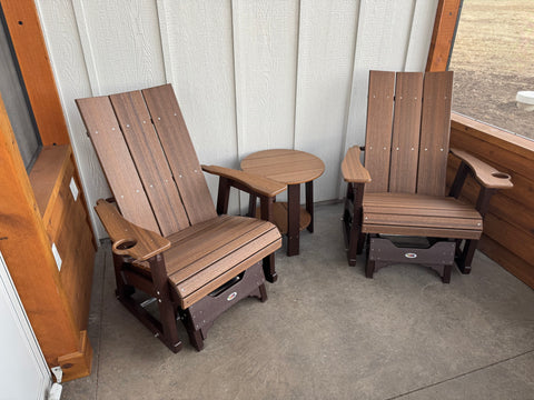 Deep Seat Modern Back Single Glider