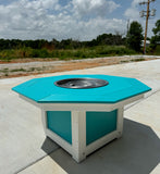 Octagon Fire Pit Table