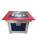 32" Square Fire Pit Coffee Table