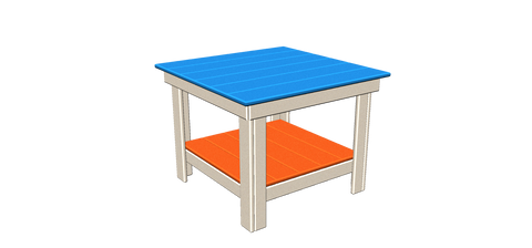 29" Square Side Table