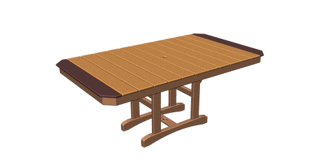 42"x75" Rectangle Trestle Table