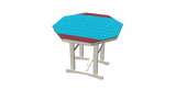 52" Octagon Trestle Table
