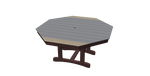 60" Octagon Trestle Table