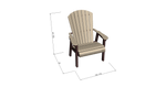 High Back/Deep Seat Captain's Chair