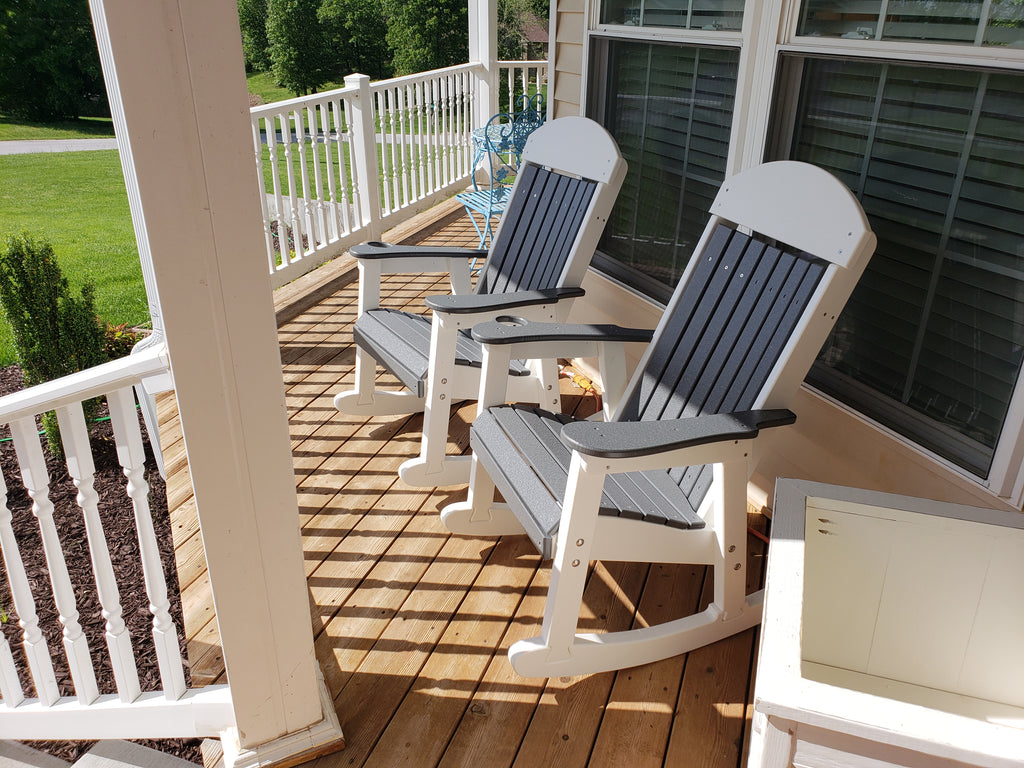 Double Rocker Ranh Ranch Style Narrow Rocker – OutdoorWonders